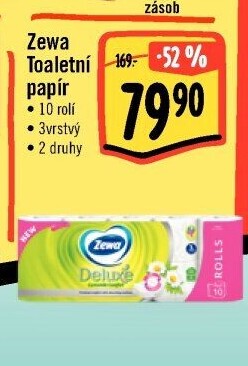 Toaletní papír 3vrstvý Deluxe Zewa