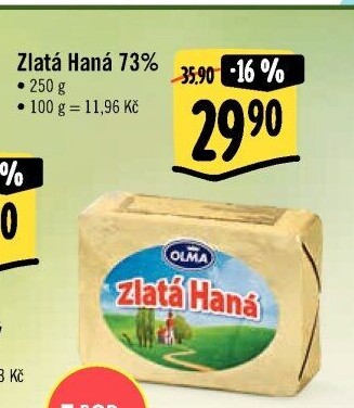 Tuk Zlatá Haná Olma