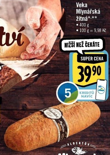 Veka Mlynářská žitná Albert