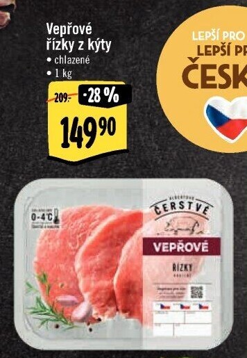 Vepřové řízky z kýty Albert