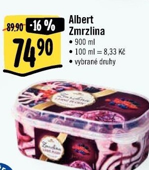 Zmrzlina ve vaničce Albert