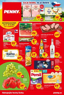 akční leták Penny Market 22.9.2022-27.9.2022