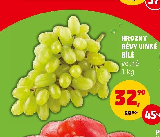 Hrozny révy vinné bílé