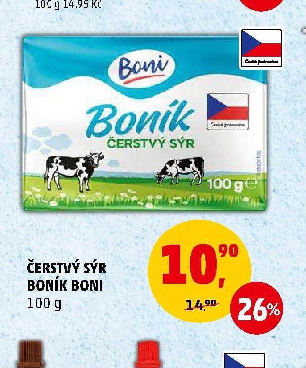 ČERSTVÝ SÝR BONÍK BONI 100 g