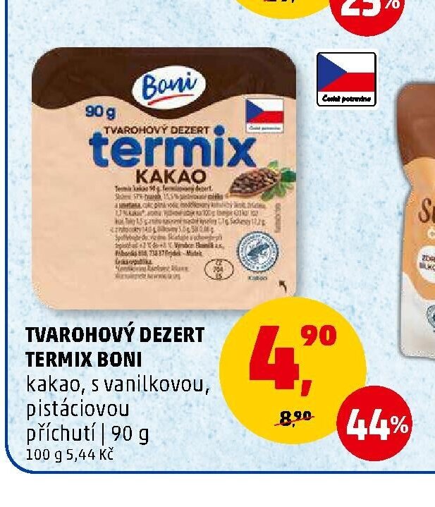 TVAROHOVÝ DEZERT TERMIX BONI 90 g