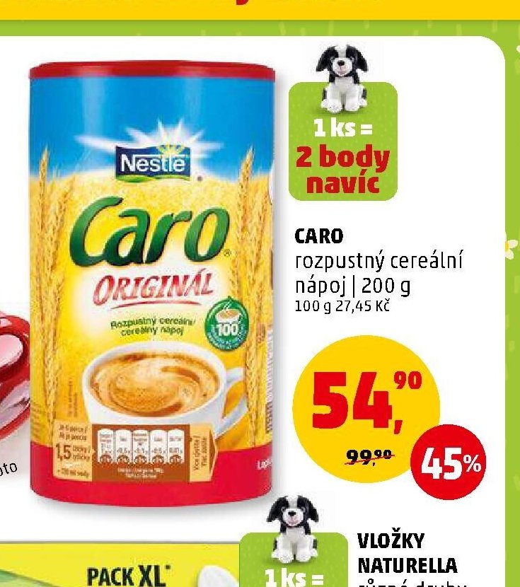 Caro rozpustný cereální nápoj