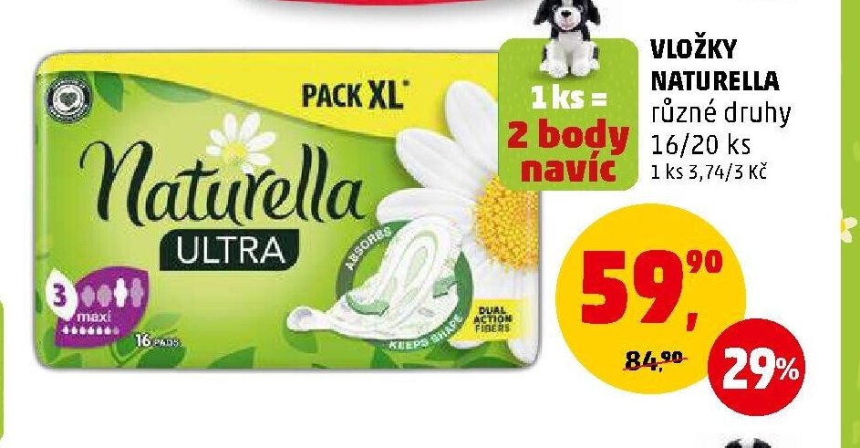 Vložky Naturella
