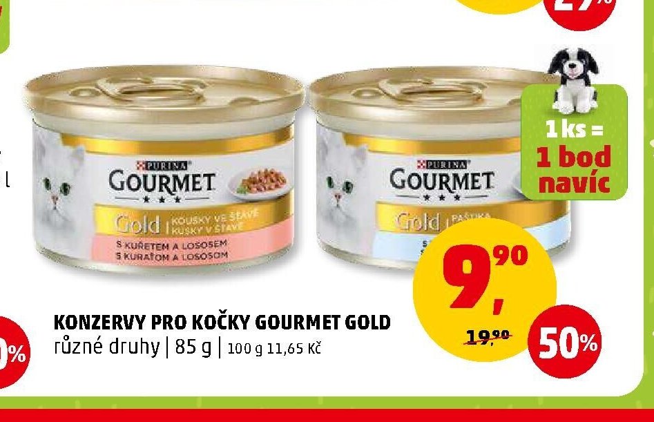 Konzervy pro kočky Gourmet Gold