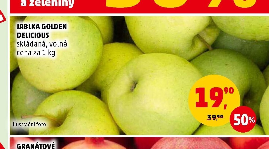 JABLKA GOLDEN DELICIOUS