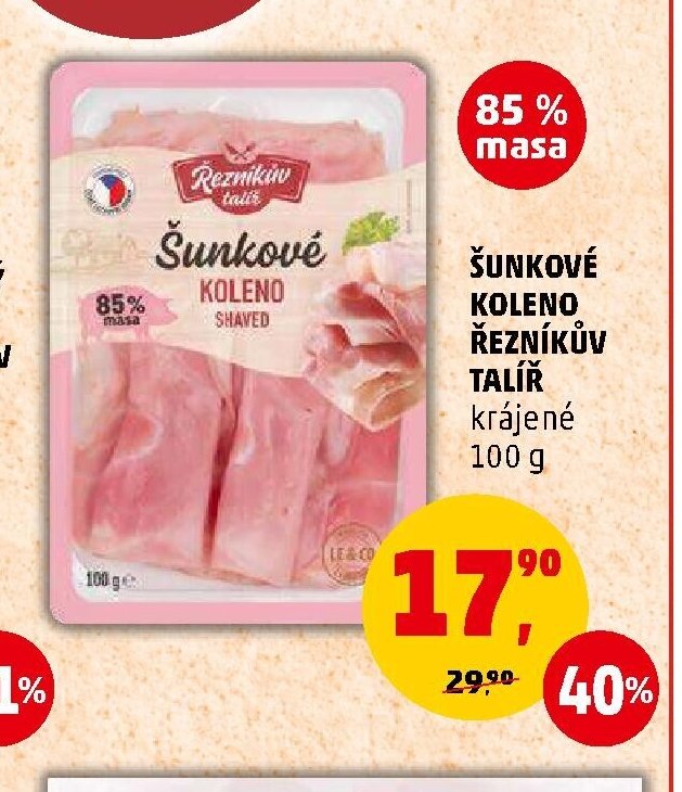 Šunkové koleno Řezníkův talíř