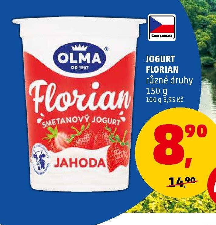 Jogurt Florian různé druhy 150 g