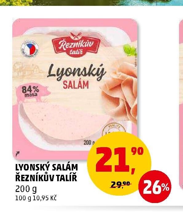 Lyonský salám Řezníkův talíř