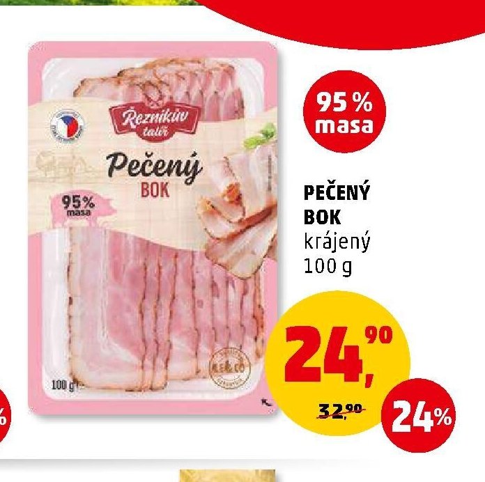 Pečený bok Řezníkův talíř