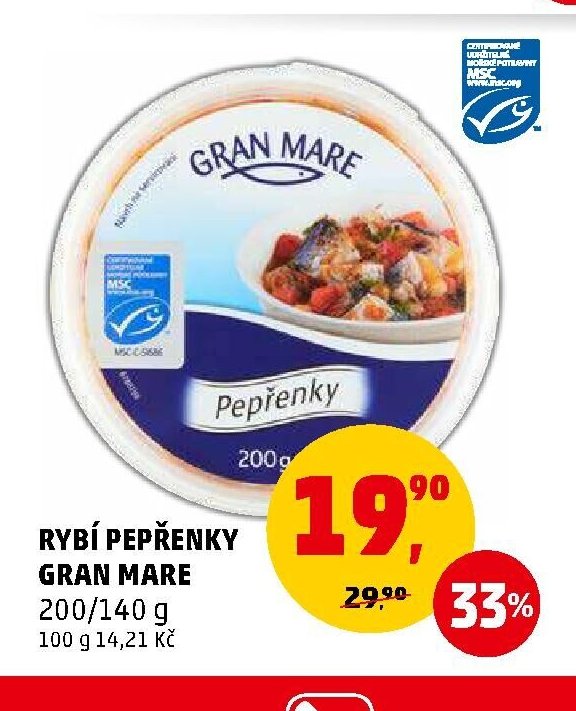 Rybí pepřenky Gran Mare