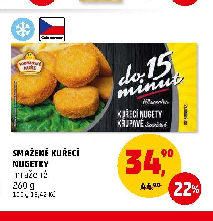 Smažené kuřecí nugetky