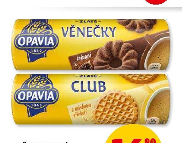 Sušenky Zlaté Club, Věnečky Opavia