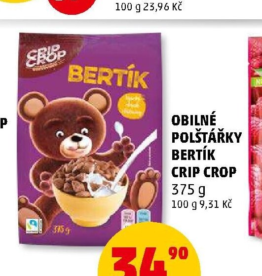 Obilné polštářky Bertík Crip Crop