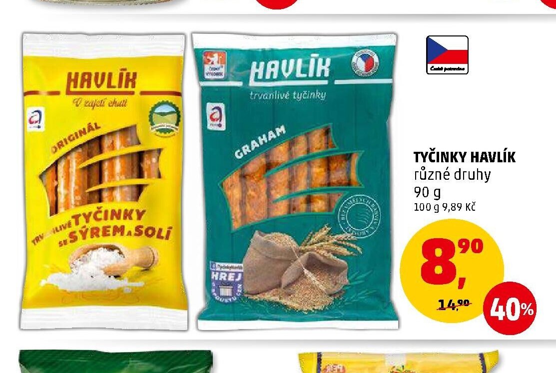 Tyčinky Havlík
