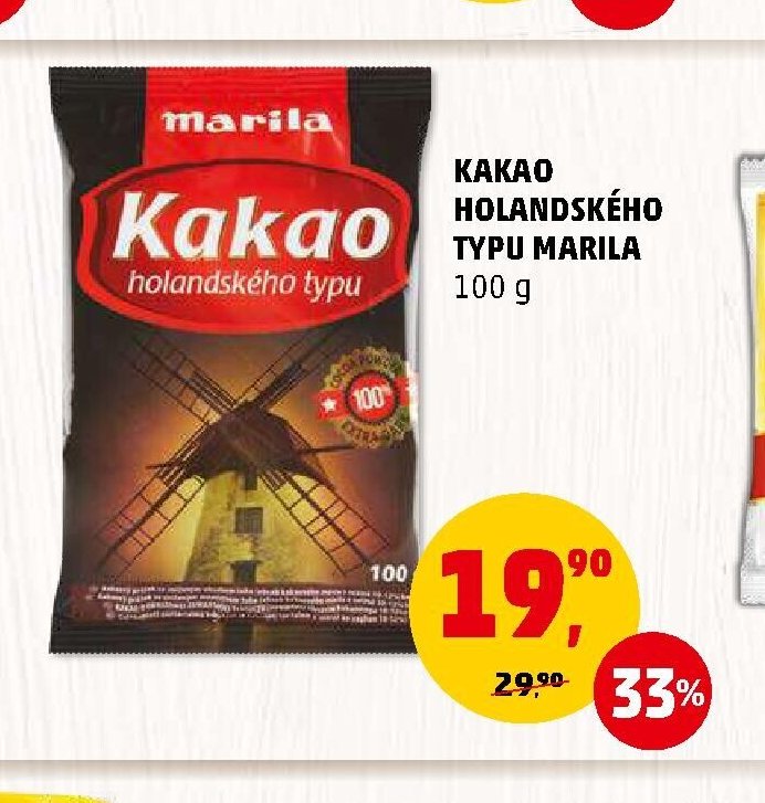 Kakao holandského typu Marila
