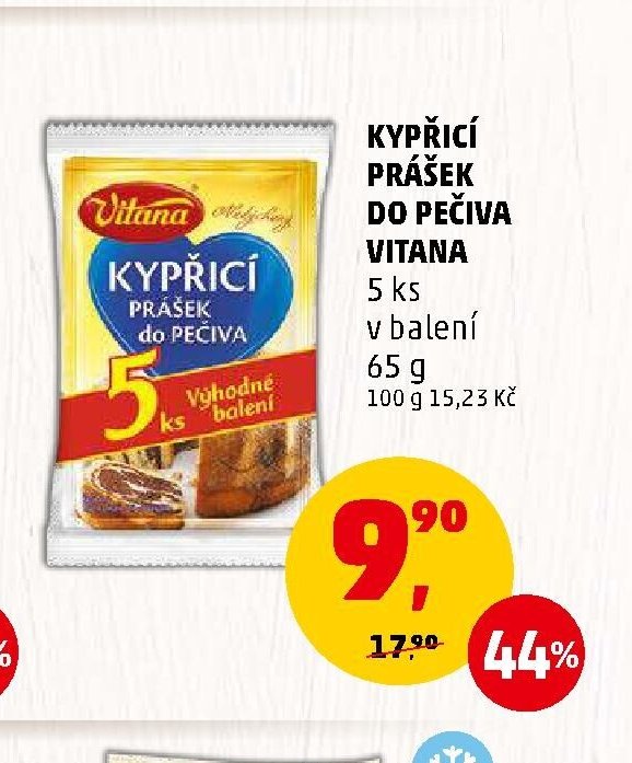 Kypřicí prášek do pečiva Vitana