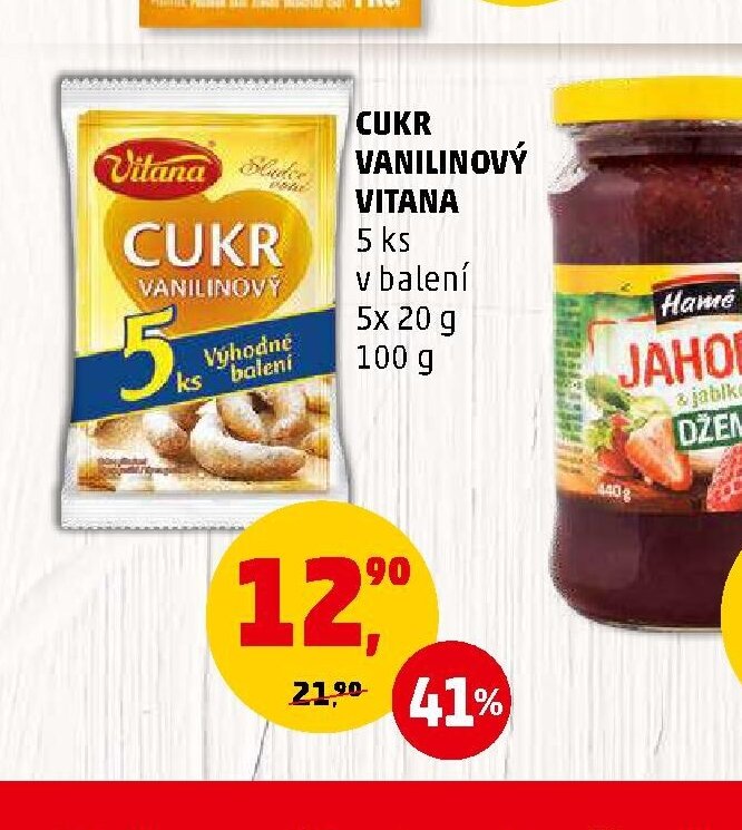 Cukr vanilinový Vitana