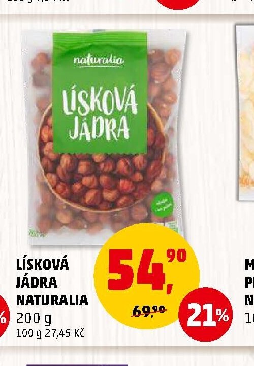 LÍSKOVÁ JÁDRA NATURALIA