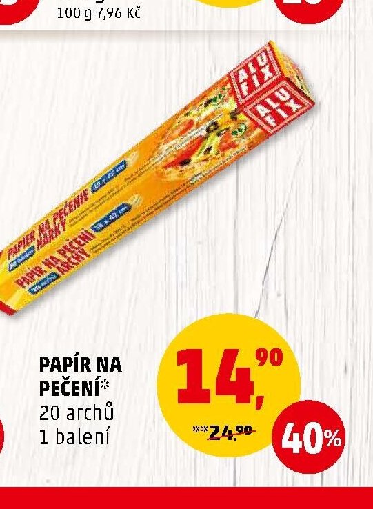 PAPÍR NA PEČENÍ