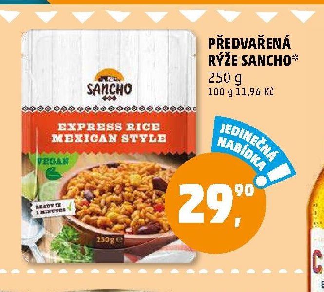 Předvařená rýže Sancho