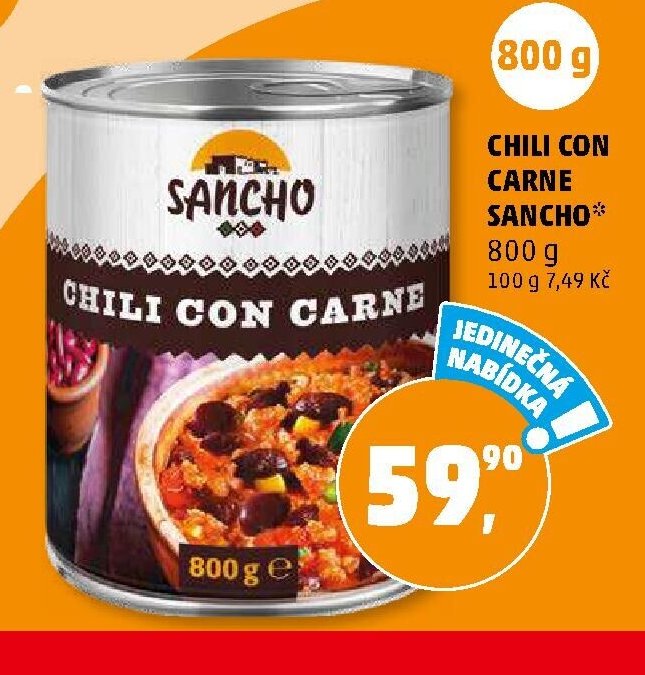 Chili con carne Sancho