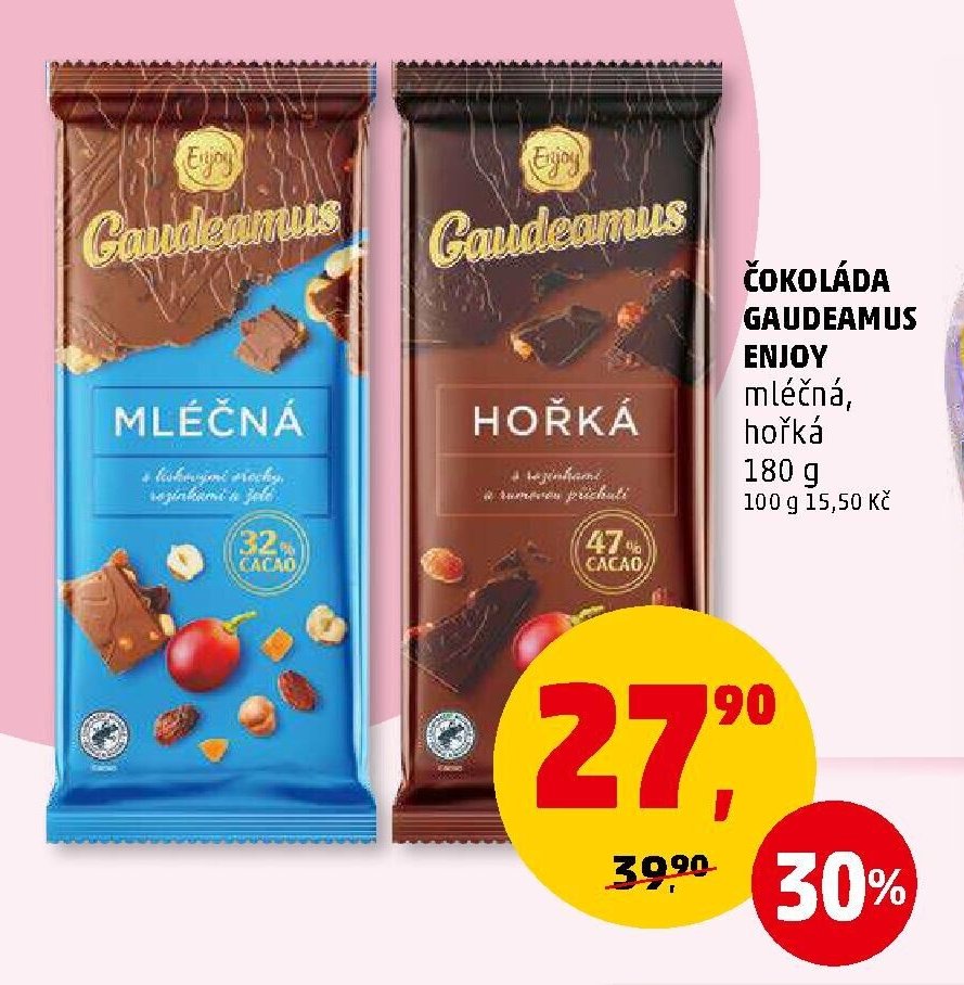 Čokoláda Gaudeamus Enjoy