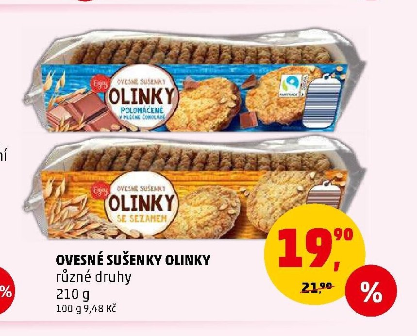 Ovesné sušenky Olinky