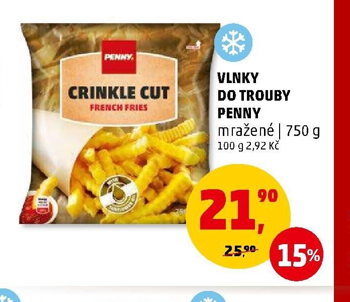 Vlnky do trouby Penny