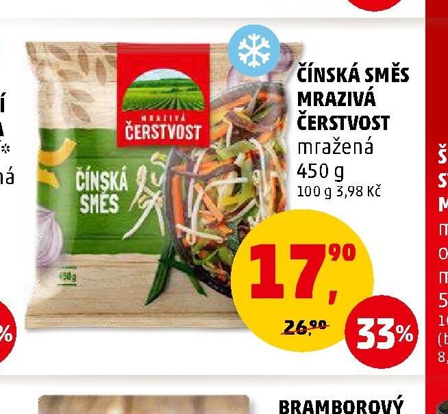 Čínská směs mražená Čerstvost