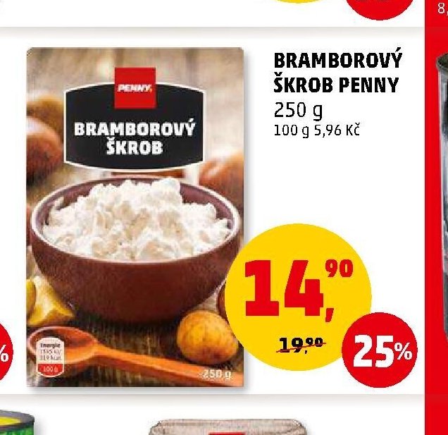 Bramborový škrob Penny