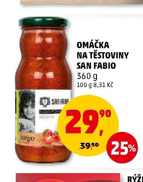 Omáčka na těstoviny San Fabio