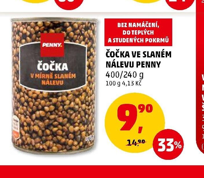 Čočka ve slaném nálevu Penny