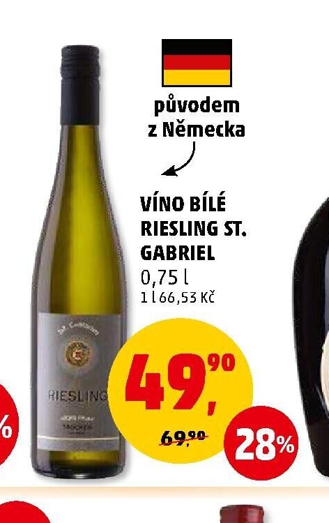 VÍNO BÍLÉ RIESLING ST. GABRIEL