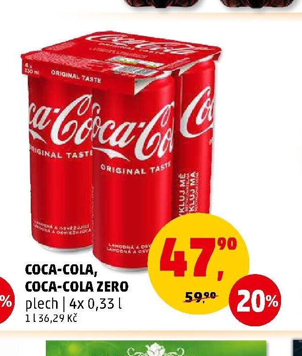 Coca-Cola, Coca-Cola Zero plech