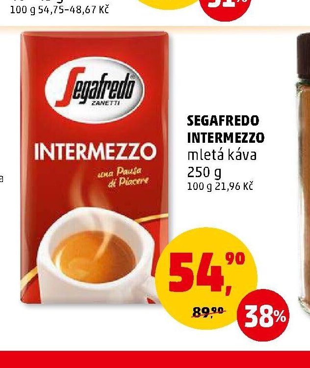 Segafredo Intermezzo mletá káva