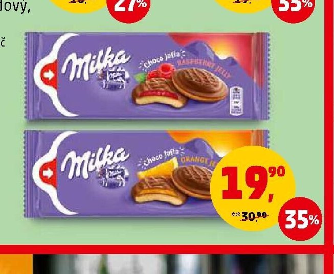 MILKA JAFFA BISCUITS