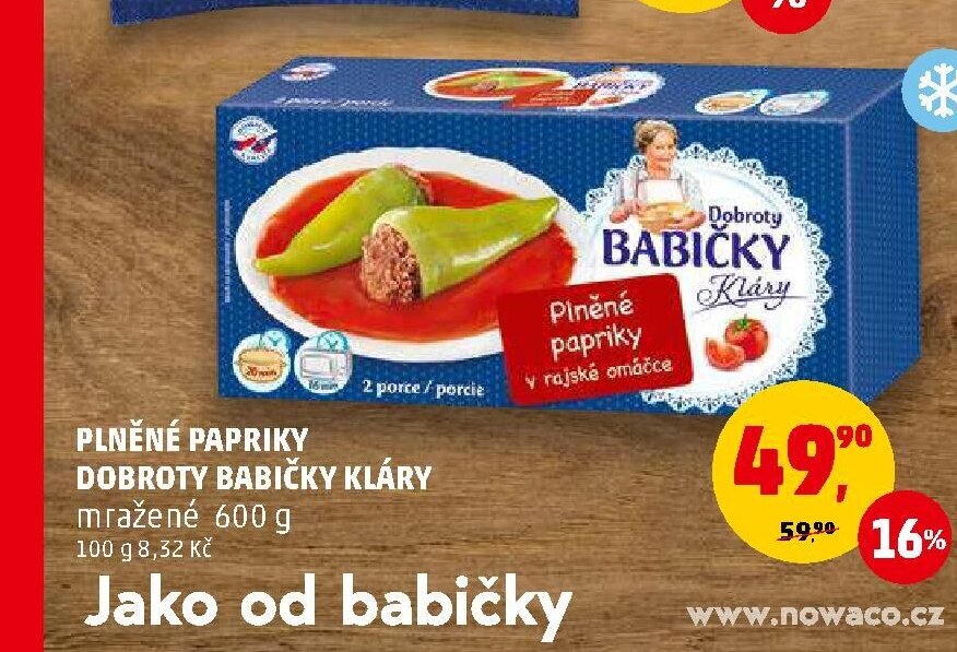 PLNĚNÉ PAPRIKY DOBROTY BABIČKY KLÁRY
