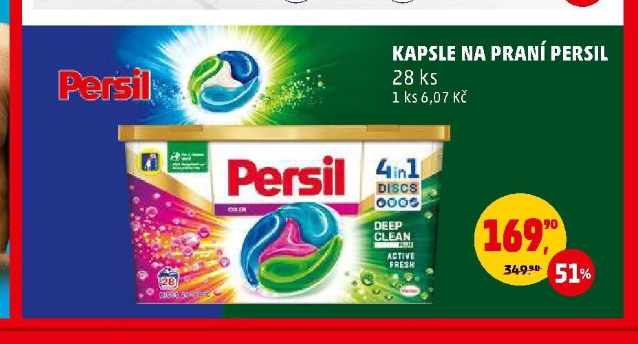 KAPSLE NA PRANÍ PERSIL