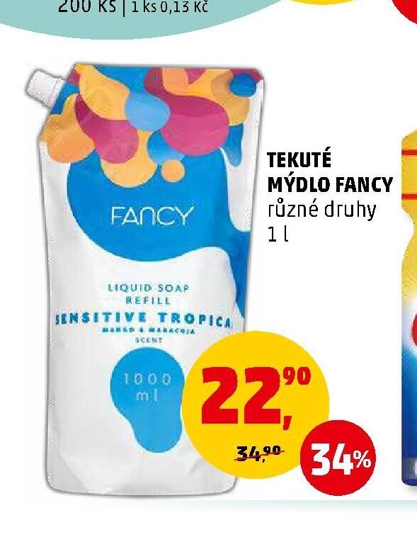 TEKUTÉ MÝDLO FANCY různé druhy 1 l
