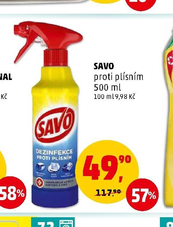 SAVO proti plísním 500 ml