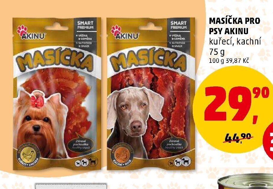 Masíčka pro psy Akinu