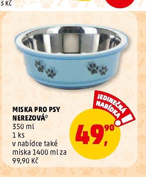 Miska pro psy nerezová