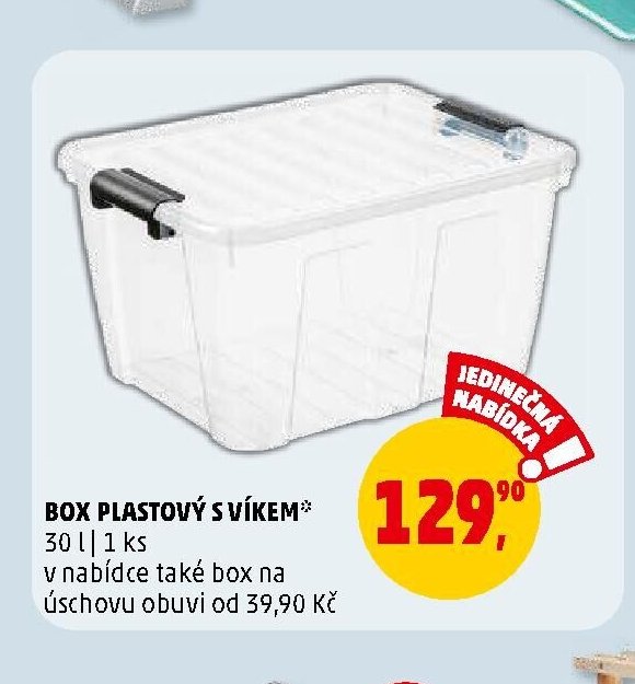 Box plastový s víkem