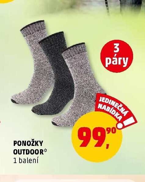 PONOŽKY OUTDOOR