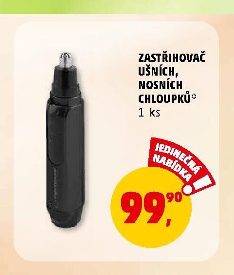 ZASTŘIHOVAČ UŠNÍCH, NOSNÍCH CHLOUPKŮ