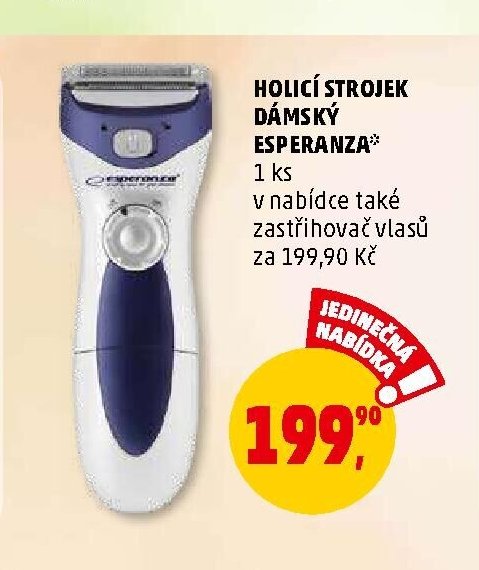 HOLICÍ STROJEK DÁMSKÝ ESPERANZA